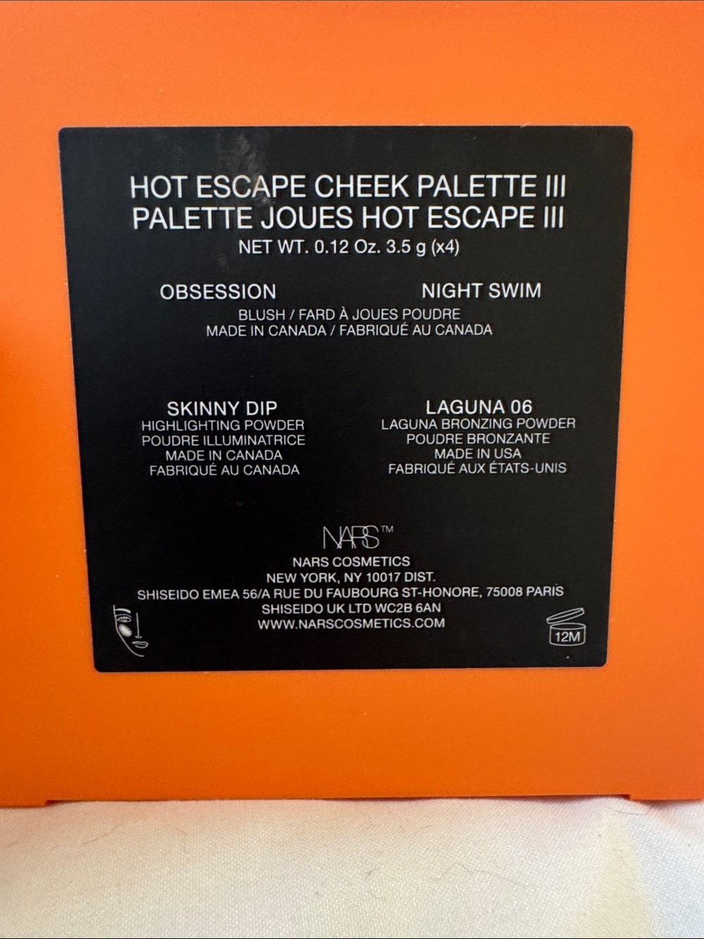 NARS hot escape Cheek Palette III - Picture 3 of 3